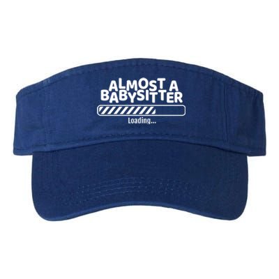 Funny Almost A Sitter Training To Be A Sitter Great Gift Valucap Bio-Washed Visor