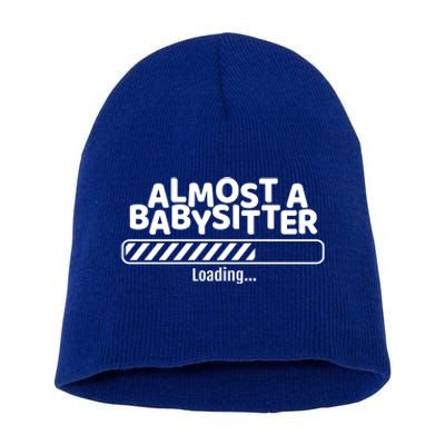 Funny Almost A Sitter Training To Be A Sitter Great Gift Short Acrylic Beanie