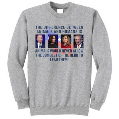 Funny Anti Biden Never Allow The Dumbest To Lead Democrats Sweatshirt