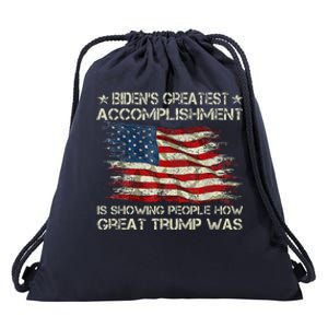 Funny Anti Biden BidenS Greatest Accomplishment Is Showing Drawstring Bag