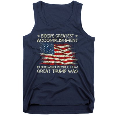 Funny Anti Biden BidenS Greatest Accomplishment Is Showing Tank Top