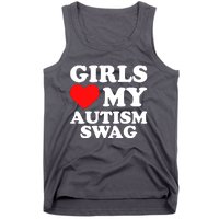 Funny Autistic Boy Gifts Girl Love My Autism Swag Awareness Gift Tank Top