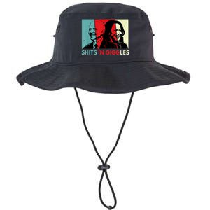 Funny Anti Biden Harris Shits 'N Giggles Political Gift Legacy Cool Fit Booney Bucket Hat