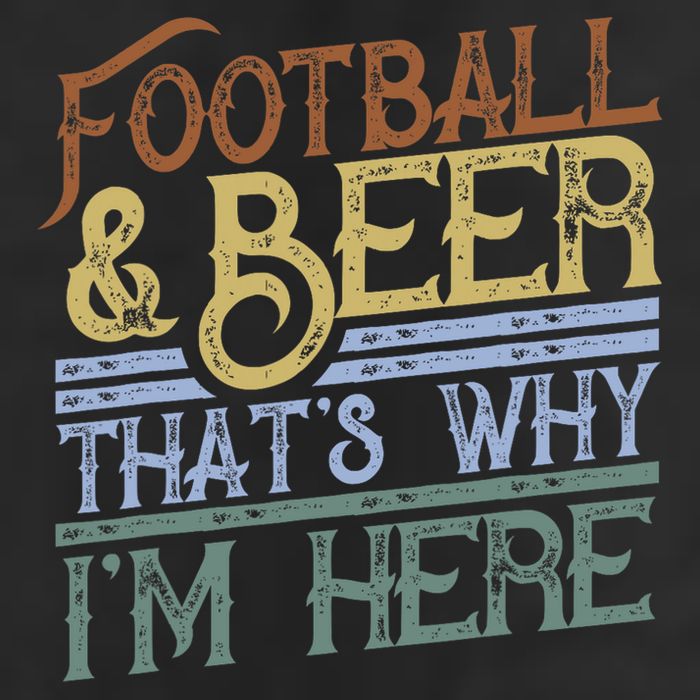 Football And Beer That's Why I'm Here Gift, Game Day Gift Adult Drive Performance Visor