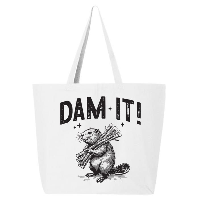 Funny Animal Beaver Dam It 25L Jumbo Tote