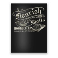 Flourish And Blotts Wizard Book Poster