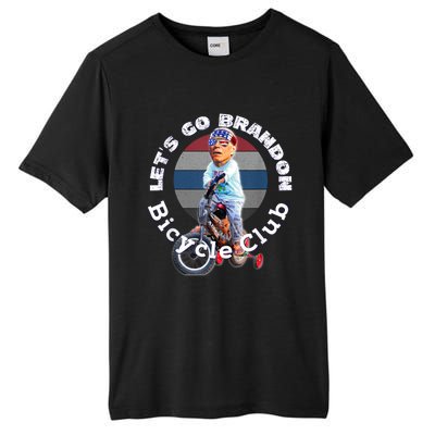 Funny Anti Biden Bicycle Brandon Bike Crash Trump 2024 Tall Fusion ChromaSoft Performance T-Shirt