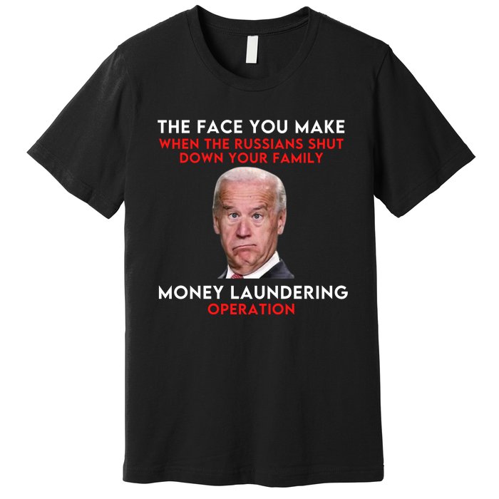 Funny Anti Biden Conservative Ultra MAGA Ukraine Premium T-Shirt