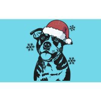 Funny American Bulldog Christmas Santa Hat Xmas Mom Dad Great Gift Bumper Sticker