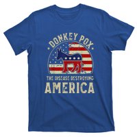 Funny Anti Biden Donkey Pox The Disease Destroying America T-Shirt