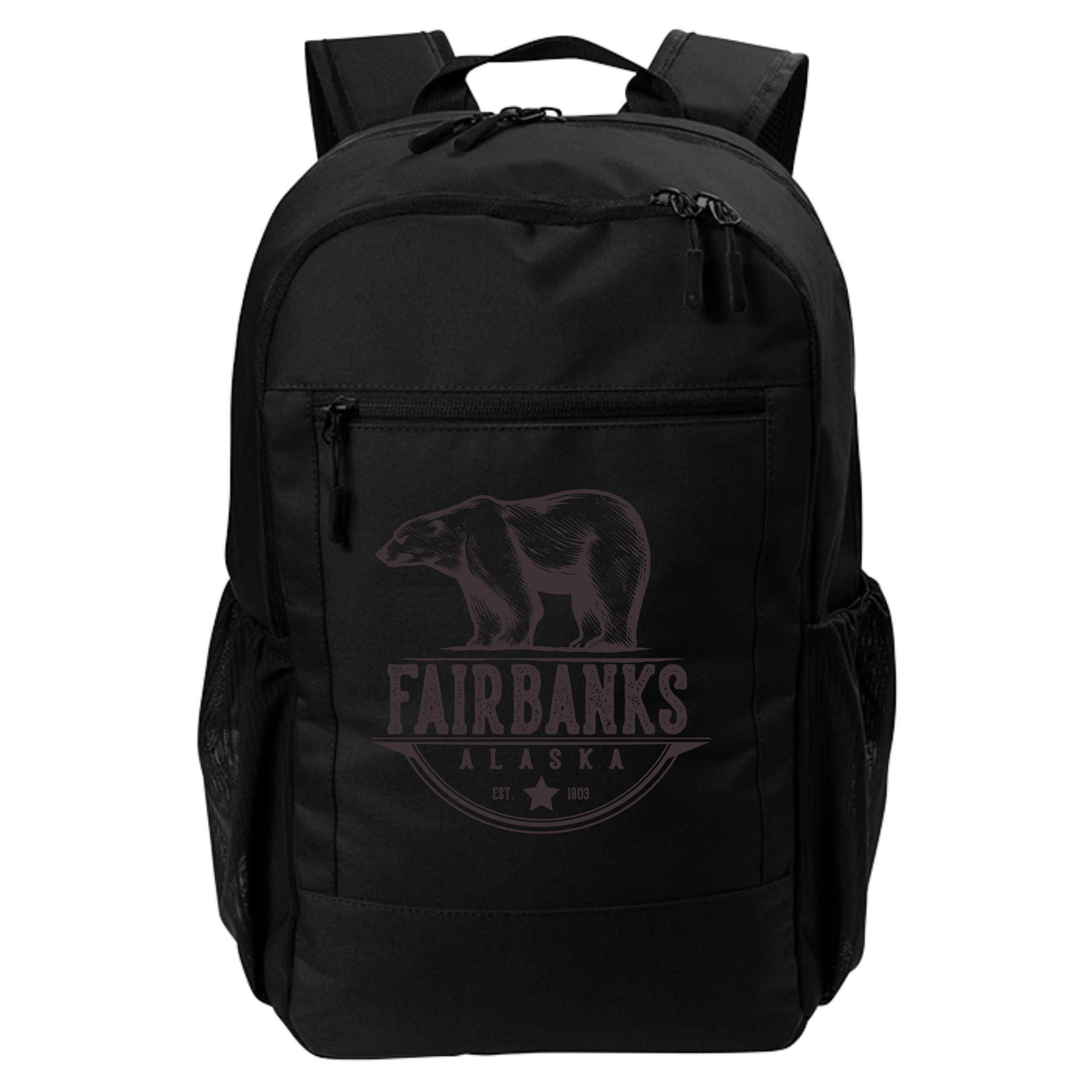 Fairbanks Alaska Bear Vacation And Cruise Gift Backpack