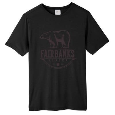 Fairbanks Alaska Bear Vacation And Cruise Gift Tall Fusion ChromaSoft Performance T-Shirt