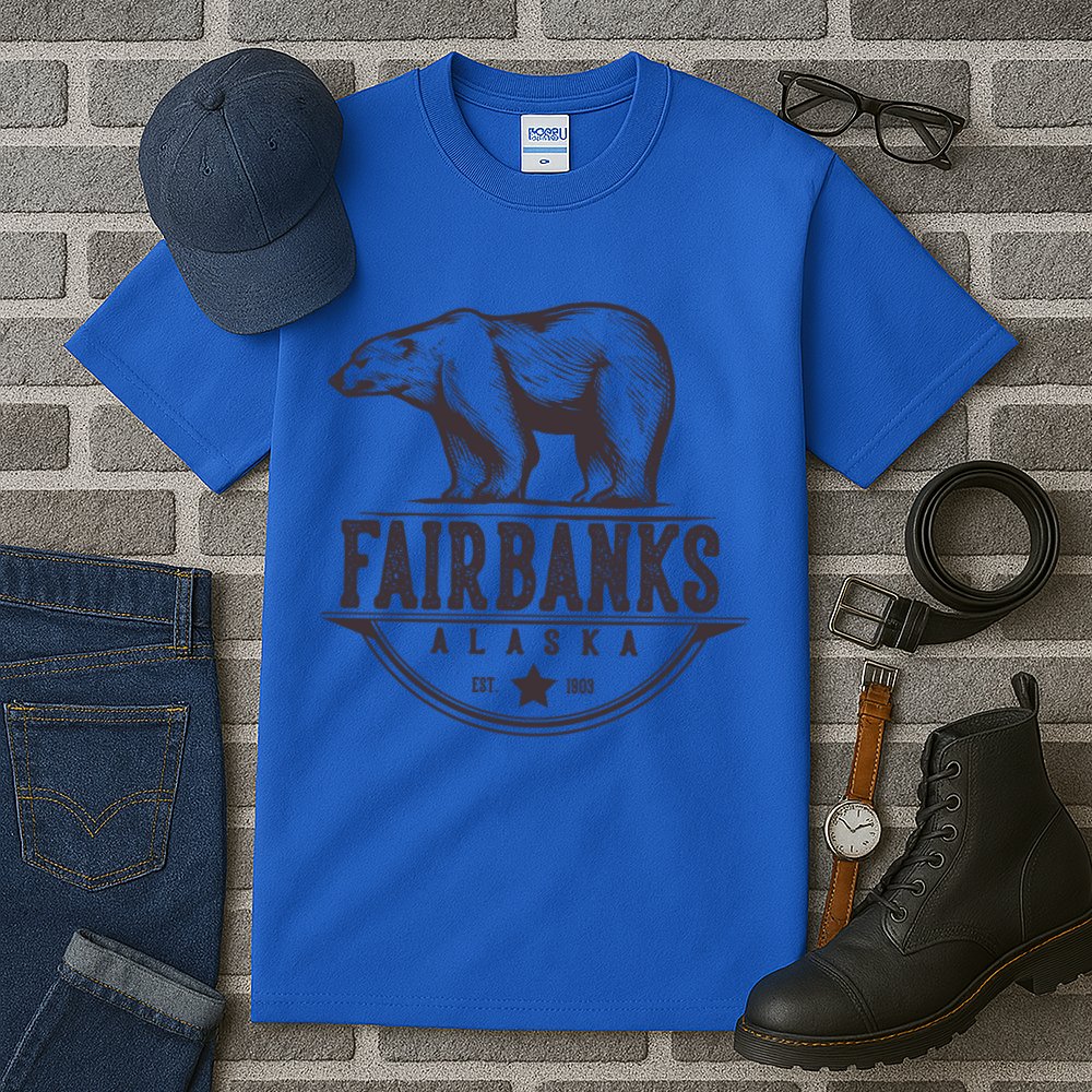Fairbanks Alaska Bear Vacation And Cruise Gift Tall T-Shirt