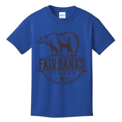 Fairbanks Alaska Bear Vacation And Cruise Gift Kids T-Shirt