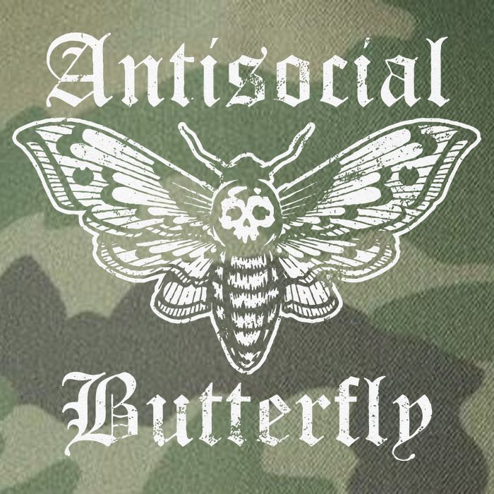 Funny Antisocial Butterfly Introvert Distressed Design Legacy Tie Dye Trucker Hat