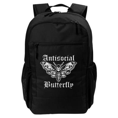 Funny Antisocial Butterfly Introvert Distressed Design Backpack