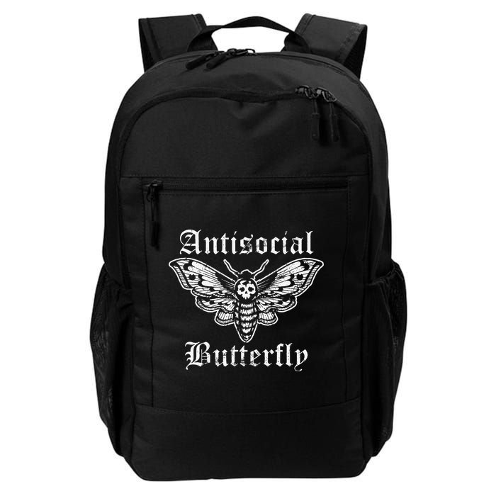 Funny Antisocial Butterfly Introvert Distressed Design Backpack