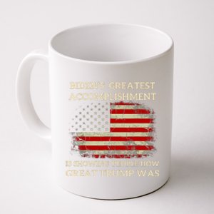 Funny Anti Biden BidenS Greatest Accomplishment Is Coffee Mug