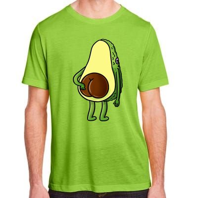 Funny Avocado Butt Cute Avocado Lover Adult ChromaSoft Performance T-Shirt