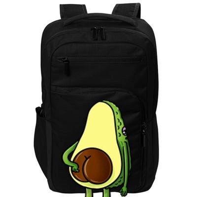 Funny Avocado Butt Cute Avocado Lover Impact Tech Backpack