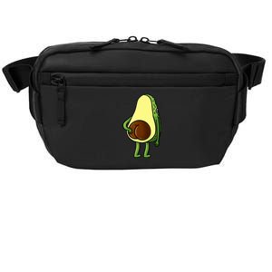 Funny Avocado Butt Cute Avocado Lover Crossbody Pack