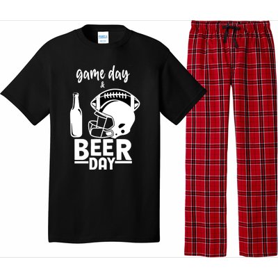 Football And Beer Day Great Gift Pajama Set