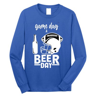 Football And Beer Day Great Gift Long Sleeve Shirt