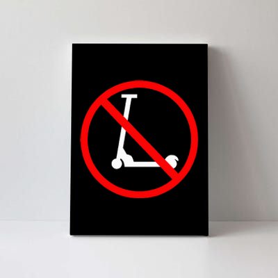 Funny Anti-Scooter By Skaters That Love Skateboarding Tricks Canvas