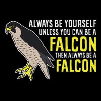 F.A.L.C.O.N.S Always Be Yourself Unless You Can Be A Falcon Bird 7-Panel Snapback Hat