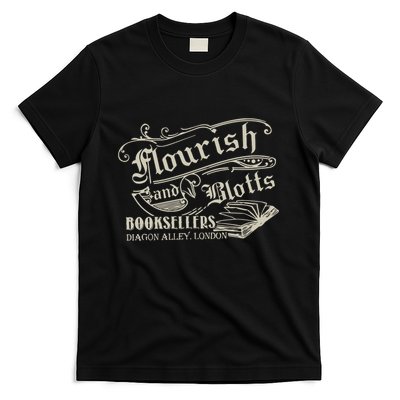 Flourish And Blotts Wizard Book Shop T-Shirt