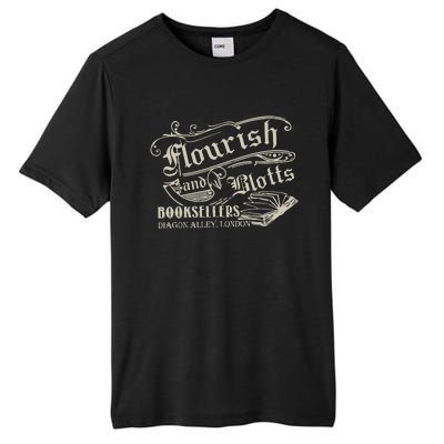 Flourish And Blotts Wizard Book Shop Tall Fusion ChromaSoft Performance T-Shirt