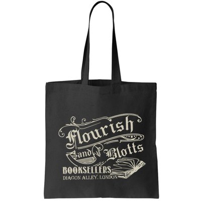 Flourish And Blotts Wizard Book Shop Bag