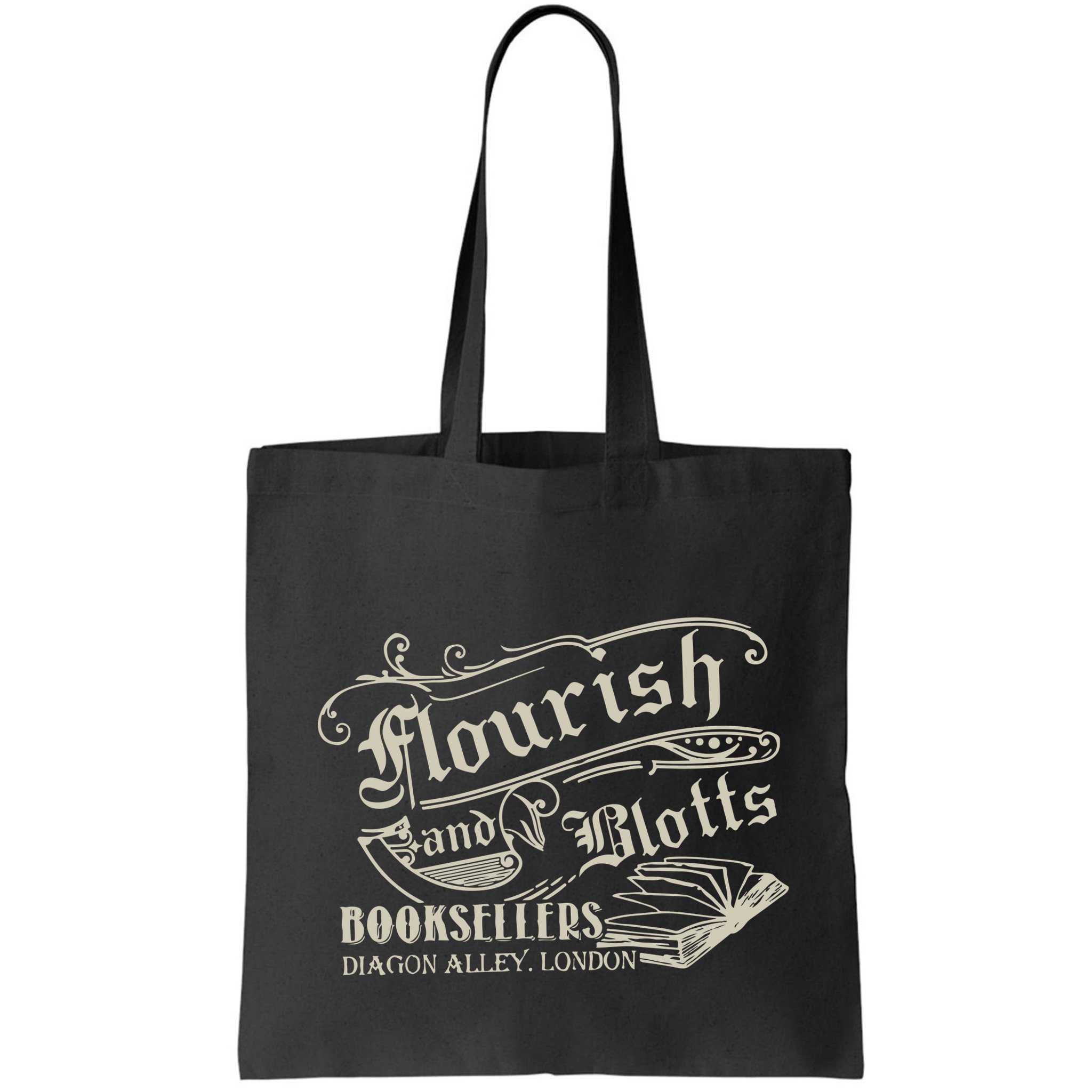 Flourish And Blotts Wizard Book Shop Bag