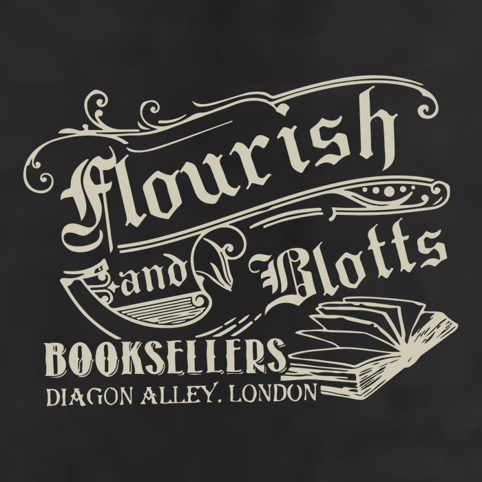 Flourish And Blotts Wizard Book Shop 25L Jumbo Tote