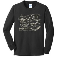 Flourish And Blotts Wizard Book Shop Kids Long Sleeve Shirt