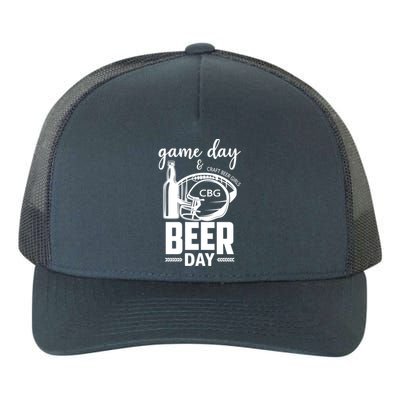 Football And Beer Day Gift Yupoong Adult 5-Panel Trucker Hat