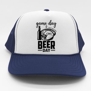 Football And Beer Day Gift Trucker Hat