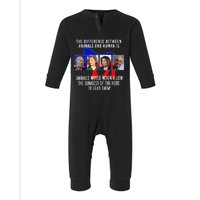 Funny Anti Biden Never Allow The Dumbest To Lead Democrats Infant Fleece One Piece