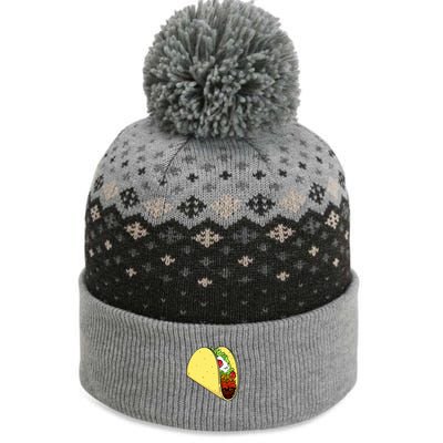 Front And Back Not Your Breakfast Taco Biden Rnc The Baniff Cuffed Pom Beanie