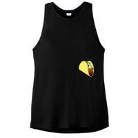 Front And Back Not Your Breakfast Taco Biden Rnc Ladies PosiCharge Tri-Blend Wicking Tank