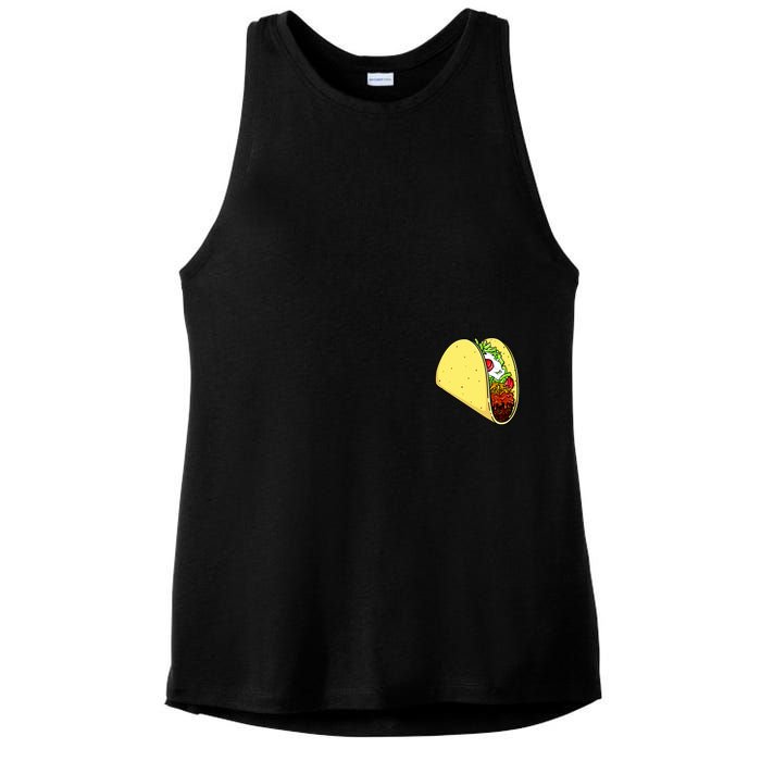 Front And Back Not Your Breakfast Taco Biden Rnc Ladies PosiCharge Tri-Blend Wicking Tank
