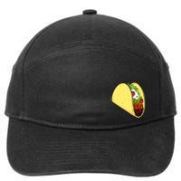 Front And Back Not Your Breakfast Taco Biden Rnc 7-Panel Snapback Hat