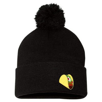 Front And Back Not Your Breakfast Taco Biden Rnc Pom Pom 12in Knit Beanie