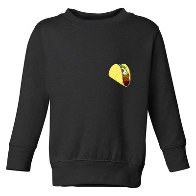 Front And Back Not Your Breakfast Taco Biden Rnc Toddler Sweatshirt