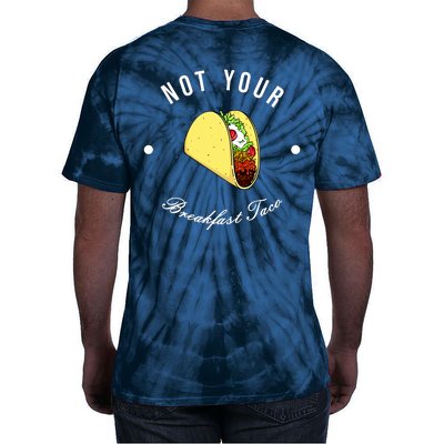 Front And Back Not Your Breakfast Taco Biden Rnc Tie-Dye T-Shirt