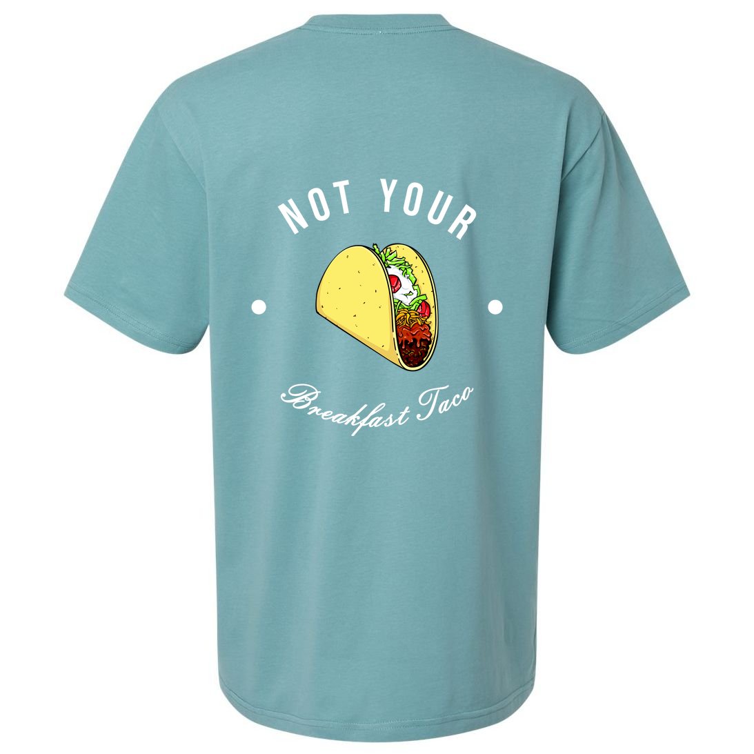 Front And Back Not Your Breakfast Taco Biden Rnc Sueded Cloud Jersey T-Shirt