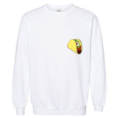 Front And Back Not Your Breakfast Taco Biden Rnc Garment-Dyed Sweatshirt