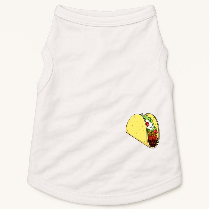 Front And Back Not Your Breakfast Taco Biden Rnc Doggie Tank