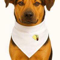 Front And Back Not Your Breakfast Taco Biden Rnc USA-Made Doggie Bandana