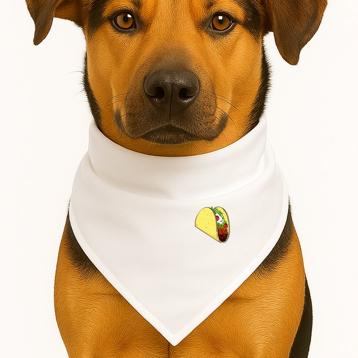 Front And Back Not Your Breakfast Taco Biden Rnc USA-Made Doggie Bandana